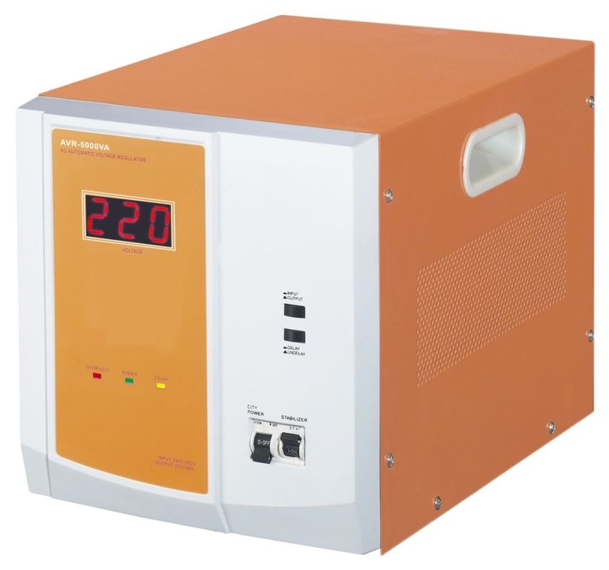 Copper / Alumimum SVC-0.5KVA~30KVA  Avr Voltage Regulator Stabilizer IP20-54